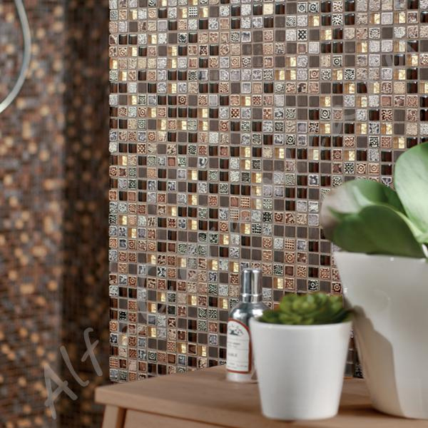 Пример интерьера в мозаике