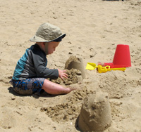 Игры с детьми на пляже