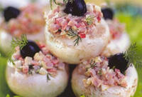 Фаршированные шампиньоны