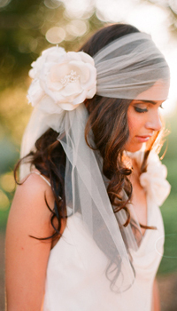 Свадебные причёски с цветами