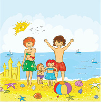 Игры с детьми на пляже