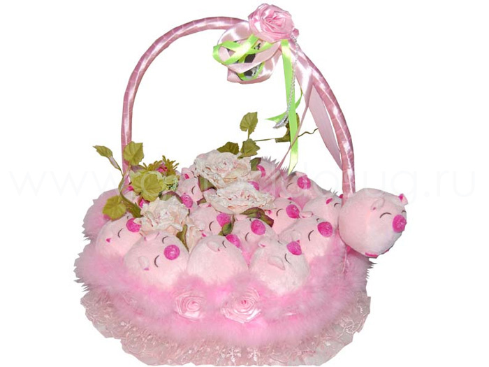 «Плюшевые букеты»