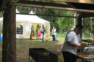 Аренда закрытой беседки в Алмазово