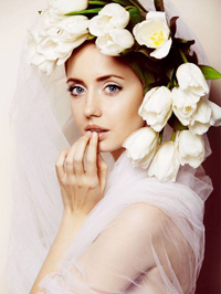 Свадебные причёски с цветами