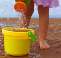 Игры с детьми на пляже