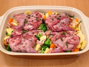 Перепела, маринованные в вине