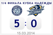 1/4 финала Кубка Надежды «Динамо» Мн - «Атлант» - 5:0 (2-й матч)