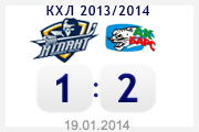 «Атлант» - «Ак Барс» Казань - 1:2