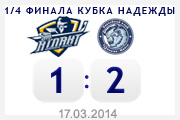 1/4 финала Кубка Надежды «Атлант» - «Динамо» Мн - 1:2 (3-й матч)