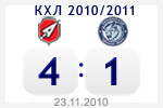 «Атлант» – «Динамо» Минск – 4:1