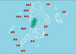 Места для погружений о.Ланкайан