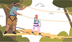 День рождения в верёвочном парке: идеи для детского и взрослого праздника