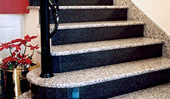 Изготовление ступеней из гранита в Москве, Подмосковье и городах России для лестницы и крыльца на заказ