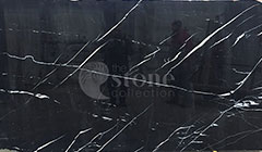 Неро Маркино (Nero Marquina) черный мрамор в Москве и городах России для облицовки пола и стен, изготовления столешниц