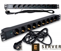 Блок розеток 19 для надежного питания сетевого оборудования