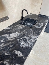 Гранитная столешница в Москве и городах России на кухню и в ванную на заказ из красивых импортных слэбов