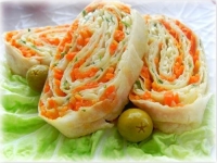 Рулеты из лаваша и быстро и очень вкусно!