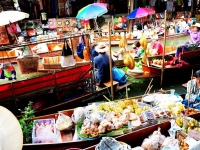 Рынок на воде в Паттайе