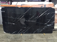 слэб черного мрамора Неро Маркина (Nero Marquina) в Москве