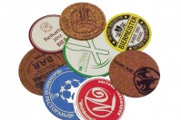 Костеры с логотипом и подставки под горячее из пробки