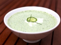 Холодный огуречный суп