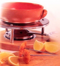 Фондю "кальмары в кляре"