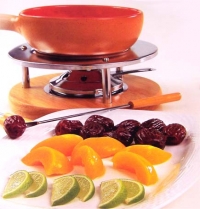 Фондю с абрикосами