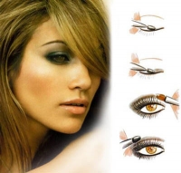 Нанесение теней