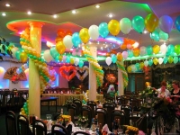 Оформление воздушными шарами становится все больше популярным