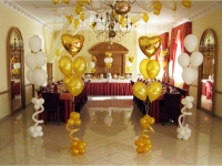 Оформление воздушными шарами становится все больше популярным