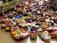 Рынок на воде в Паттайе